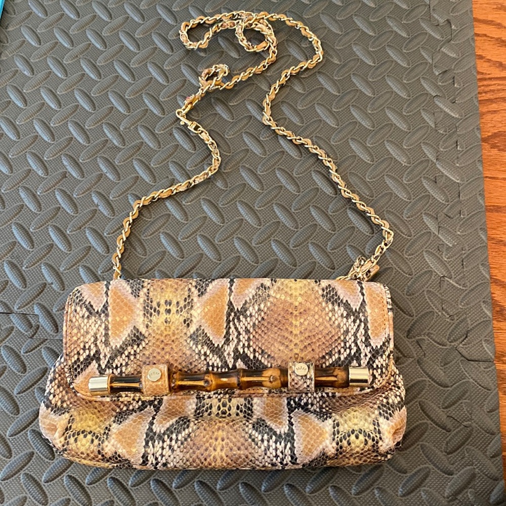 Elaine turner snakeskin bag